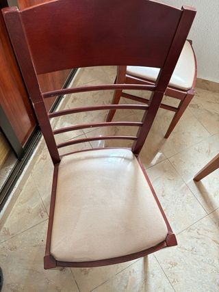 Mesa comedor ampliable con 4 sillas