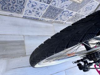 Bicicleta niña Decathlon rosa y azul