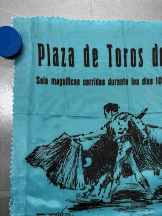 Cartel Toros en seda, Albacete, año 1965