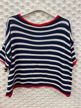 Jersey Rayas Rojo y Blanco Talla Única