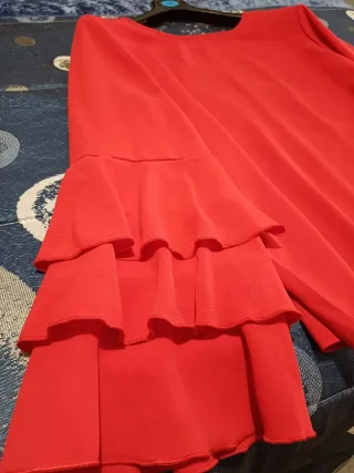 Blusa roja mujer manga acampanada NUEVA