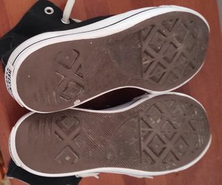 Sneakers Converse piattaforma taglia 39