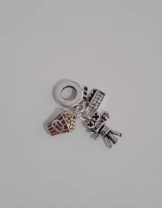 Charm cine palomitas cámara claqueta