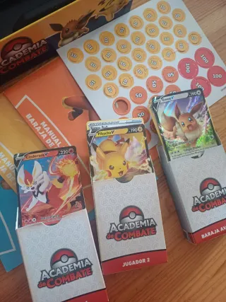 Pokemon Academia de Combate 180 Cartas cards juego
