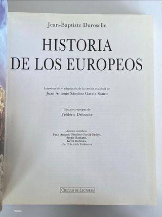 Historia de los europeos para Maiteo