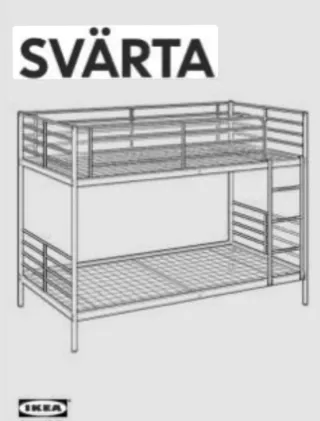 Litera IKEA Svärta Plata