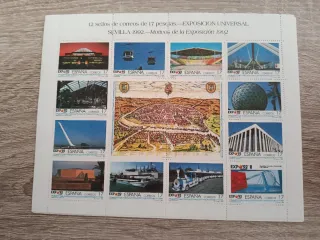 Hoja Sellos Expo 92 Sevilla Tengo varias hojas