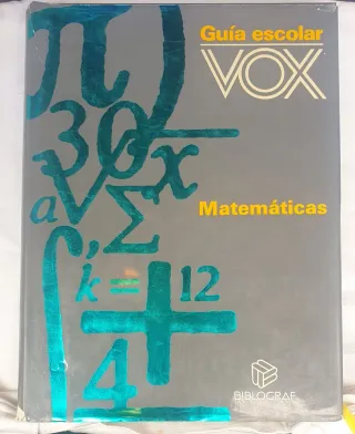 Guía escolar box matemáticas editorial bibliograf