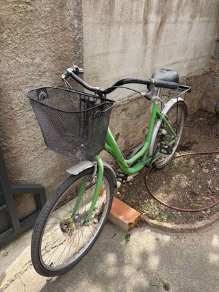 Bicicleta verde Comerç Palleja
