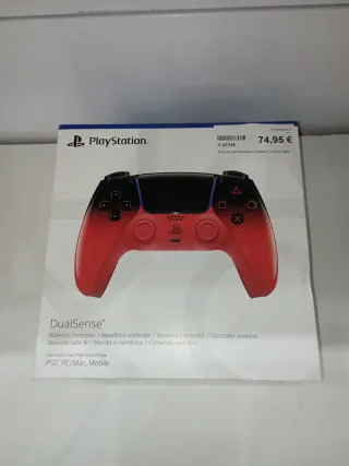 Mando DualSense Rojo Techno Red