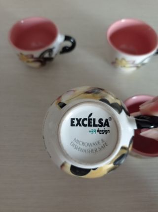 Set 4 Tazzine Caffè Excelsa Mucca