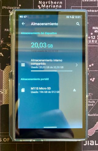 Reproductor Fiio M11S Hi-Res Dual DAC + Tarjeta SD
