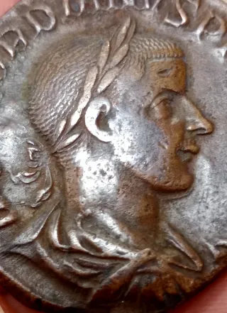Moneda Sestercio Gordiano III - IMPERIO ROMANO