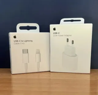 Cargador iphone Apple USB-C 20W y Cable USB-C a Li