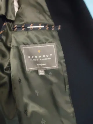 Traje comunión niño Cocoon negro y beige