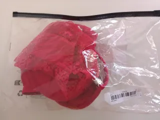 Conjunto Lencería Sexy Rojo Talla XL