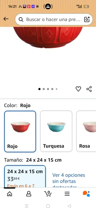 Ensaladera Mason Cash Roja