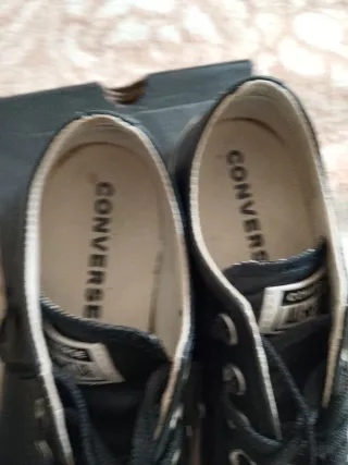 Sneakers Converse Taglia 38 Nere e Bianche