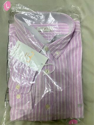 Camisa Milano Rayas Rosas Talla L