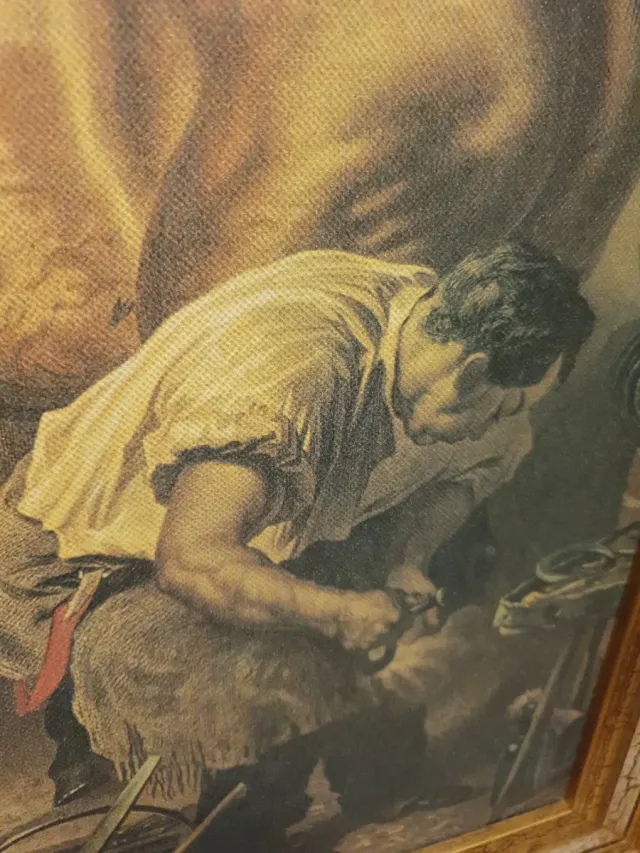 Cuadro Decorativo con Marco Dorado