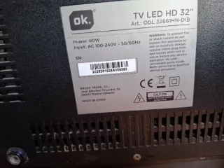 Smart TV OK 32 LED HD - Como nueva