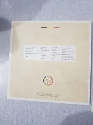 Monedas Bélgica Stempelglans 1982-1988