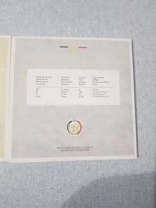 Monedas Bélgica Stempelglans 1982-1988