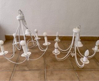 Lámparas de techo de metal