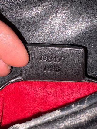 Borsa Gucci GG Marmont nera