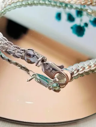 Pulsera de plata unisex