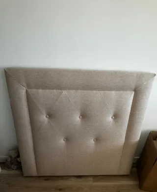 Cabecero de cama 90cm beige