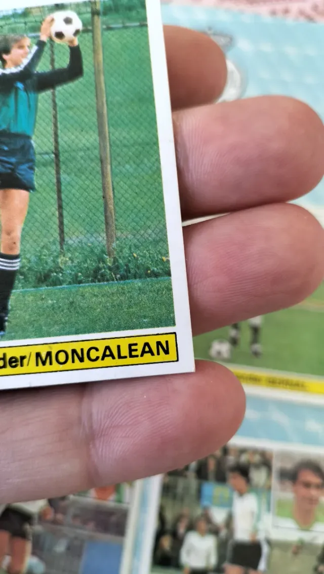 Cromo  Liga Este 81-82 Santander Moncalean