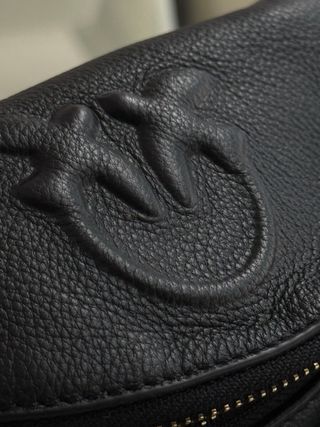 Borsa-cintura "Pinko" Nera con Frange e Catena
