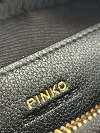 Borsa-cintura "Pinko" Nera con Frange e Catena