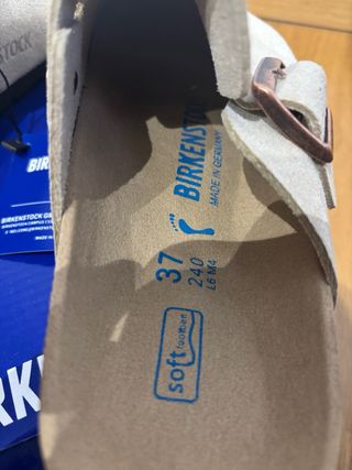 Zuecos Birkenstock Beige