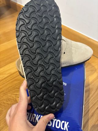 Zuecos Birkenstock Beige