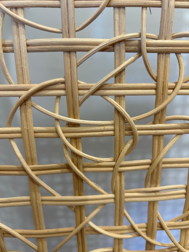 Perchero Rattan con Espejo