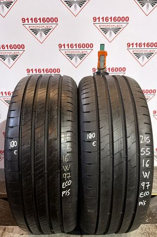 215 55 16 W GOODYEAR RUEDA AL 90% VIDA UTIL