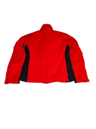 Chaqueta Adidas roja estilo Y2K retro