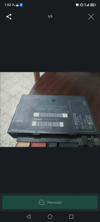 Centralita Audi A4 Komfortelektronik