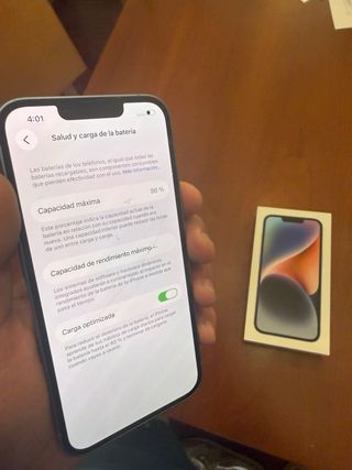 iPhone 14 Azul- 86% salud de bateria
