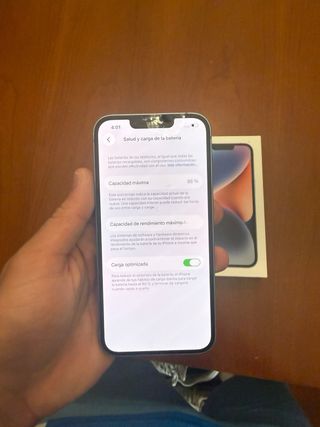 iPhone 14 Azul- 86% salud de bateria