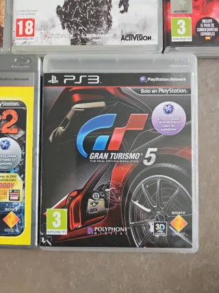 Lote 5 Juegos PS3: Call of Duty, Uncharted, Gran T