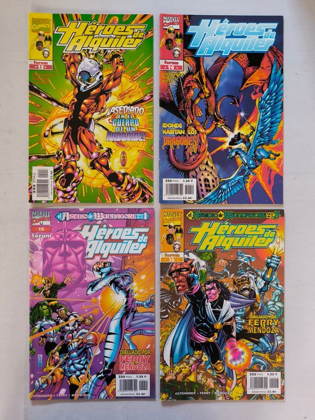 HEROES DE ALQUILER COMPLETA - No 1 A 19 - MARVEL