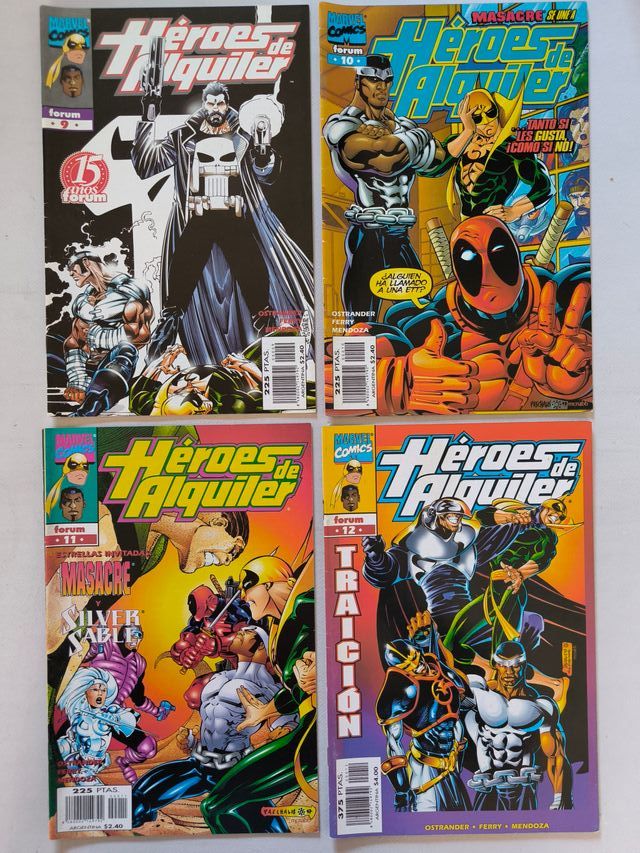 HEROES DE ALQUILER COMPLETA - No 1 A 19 - MARVEL