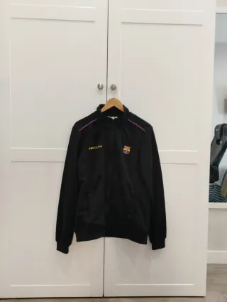 Chaqueta Vintage FC Barcelona Negra Talla L