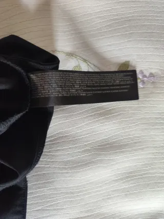 Pantalón negro ancho mujer