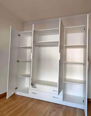 Armario Blanco y Madera