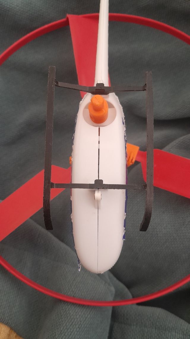 Helicóptero de juguete policía