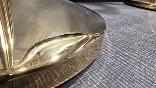 Barrera de cuerda dorada para eventos